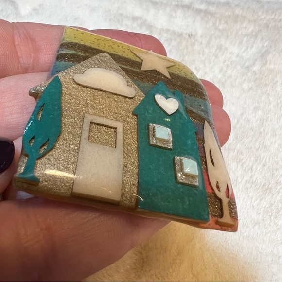 Vintage Pin Brooch House Pins by Lucinda - Picture 6 of 9
